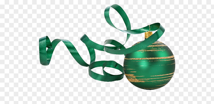 Green Christmas Ball Decoration Ornament PNG