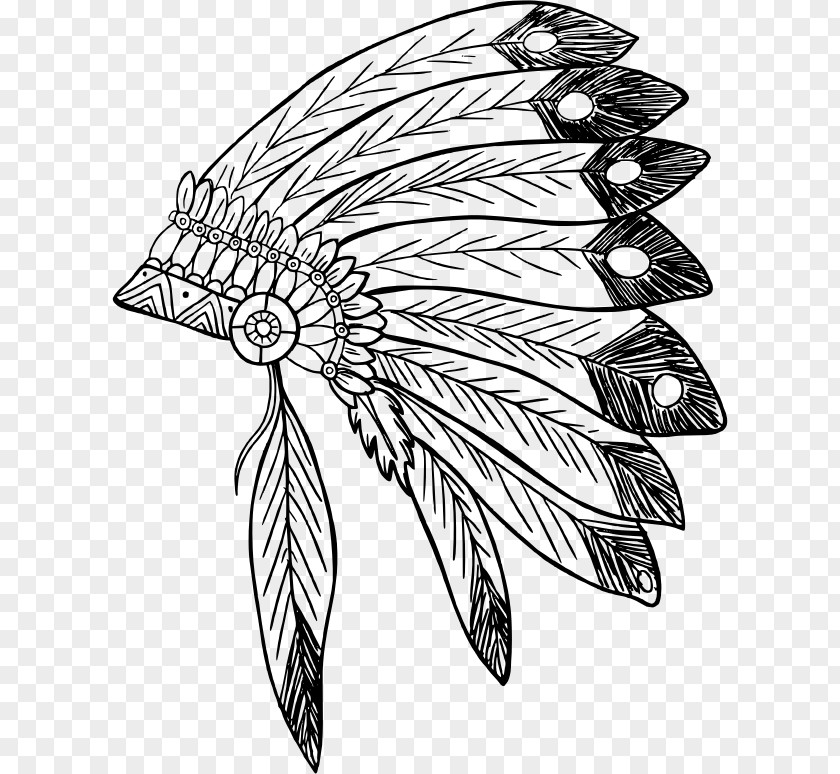 Native American Warrior Drawing War Bonnet Indigenous Peoples Of The Americas Americans In United States Headgear Clip Art PNG
