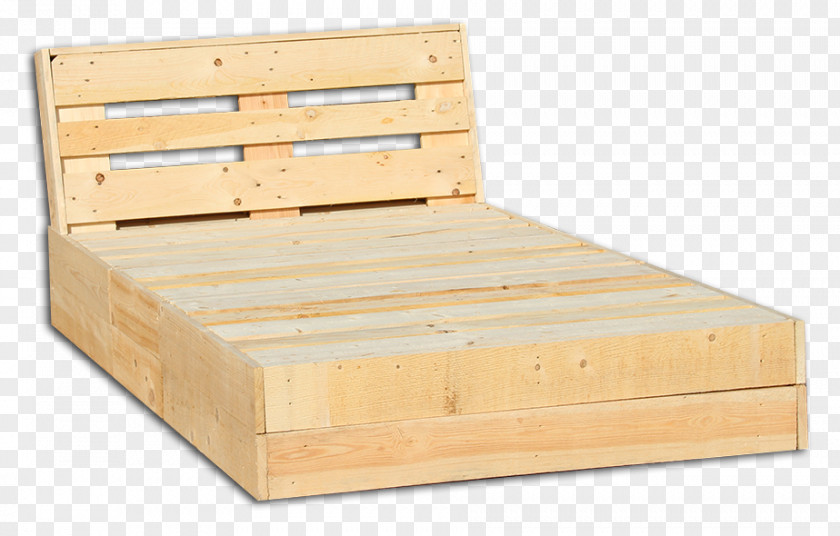 Pallet Bed Frame Lumber Hardwood Plywood Drawer PNG