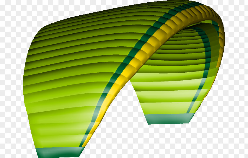 Prion Paragliding Gleitschirm Green Parachute PNG