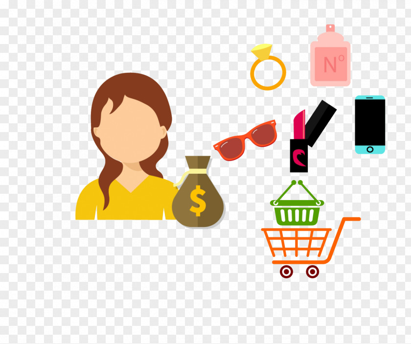 Shopping For Women Online Icon PNG