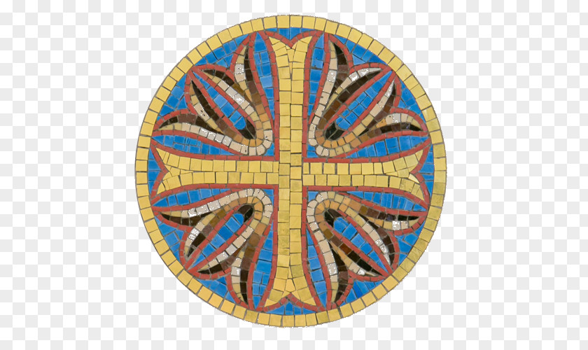 Symbol Mosaic Symmetry Circle Pattern PNG