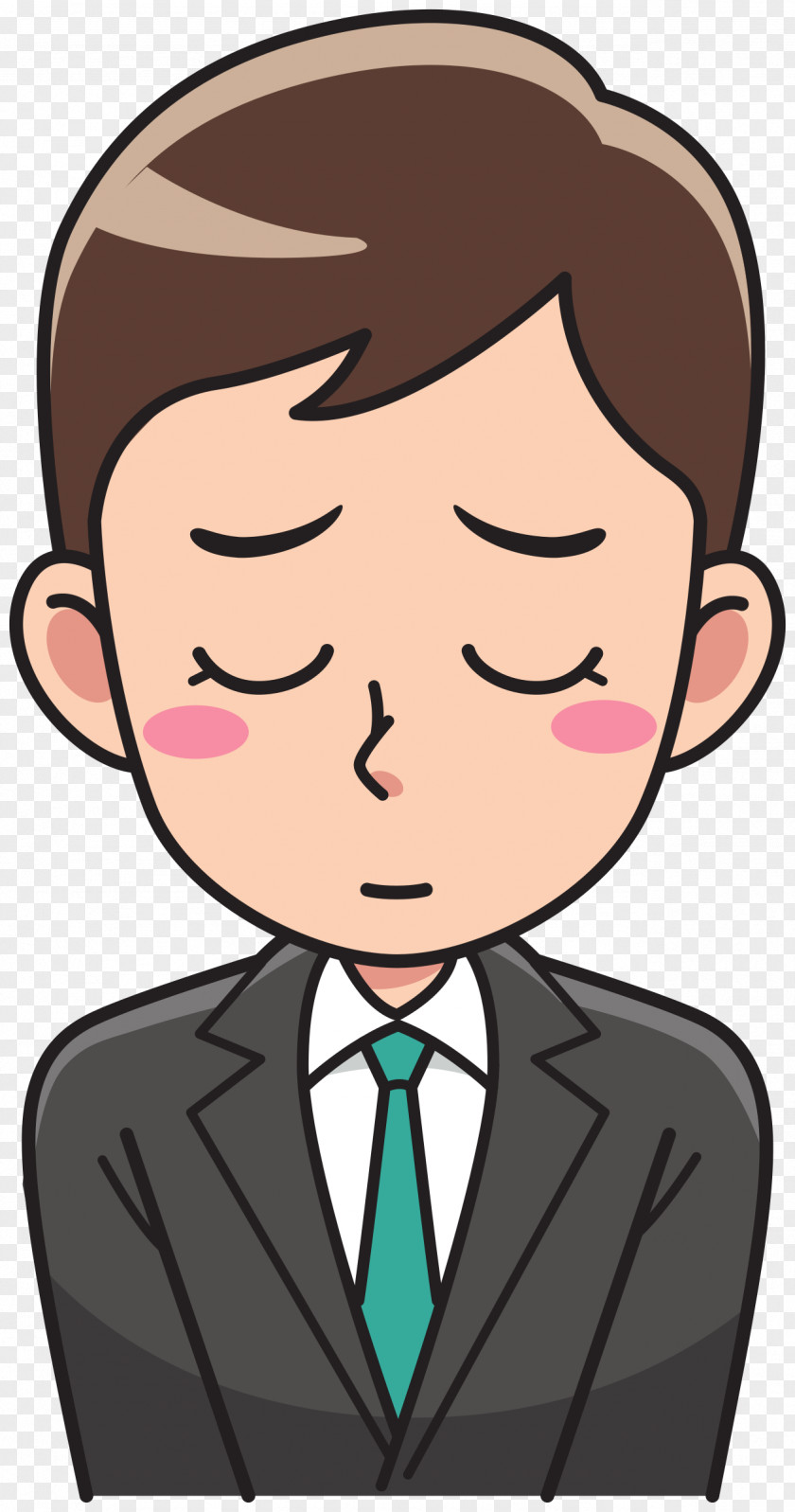 Business Man Selfie Stick Clip Art PNG