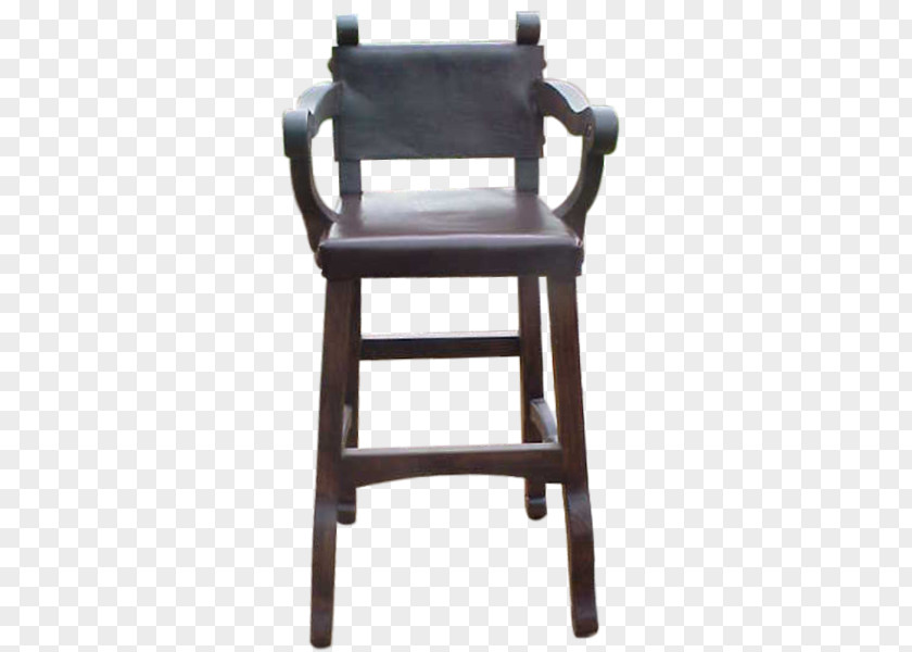 Chair Bar Stool Wing Seat Wood PNG