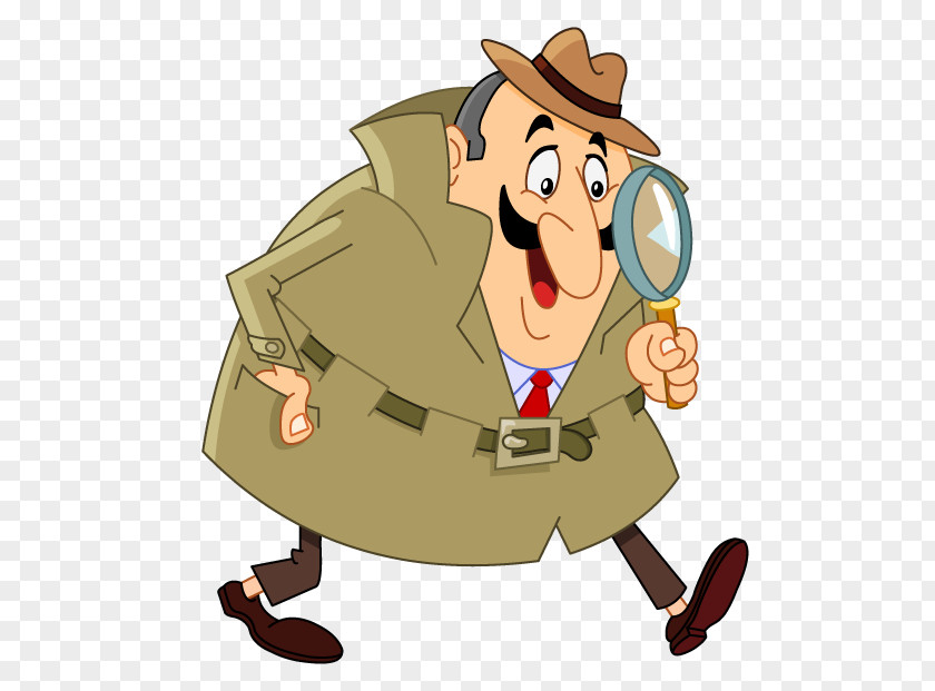 Detective Cartoon Vector Graphics Clip Art Private Investigator PNG