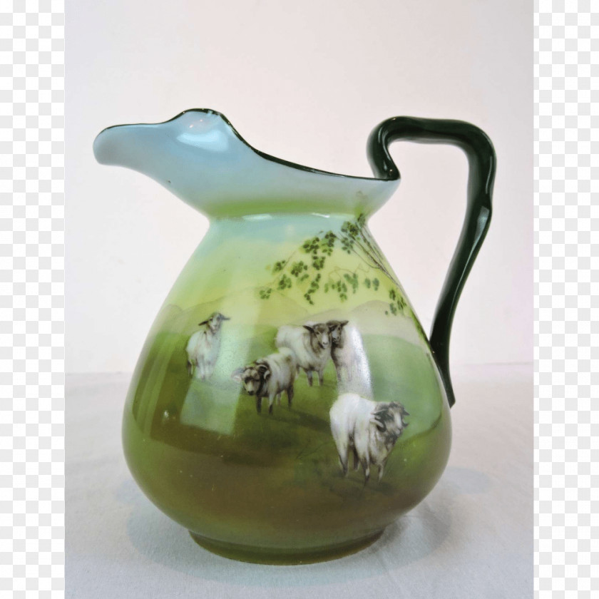 Hand Painted Pitcher Ceramic Pottery Jug Tableware PNG
