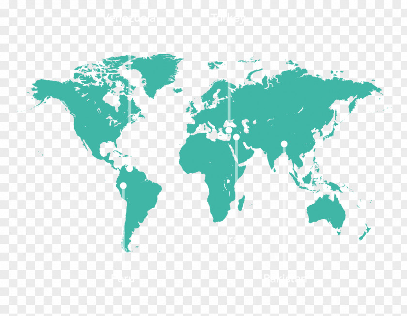 World Map Globe Collection PNG