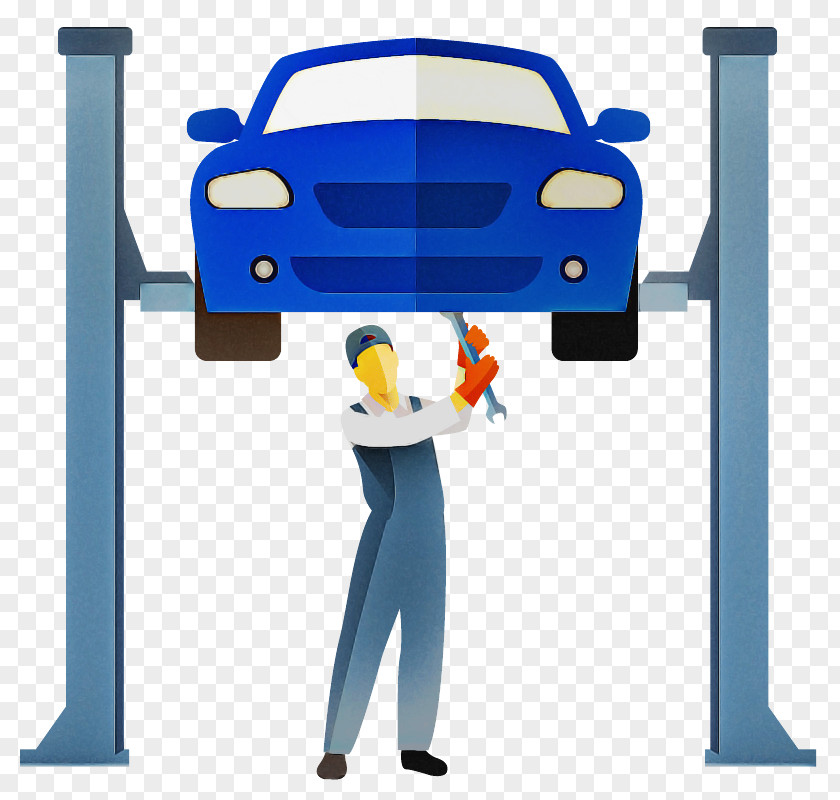 Car Vehicle Door Cartoon Electric Blue PNG