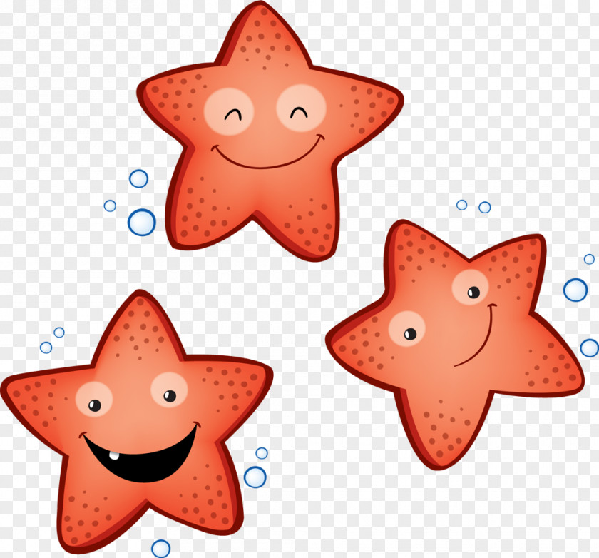 Starfish Drawing Child Sticker PNG