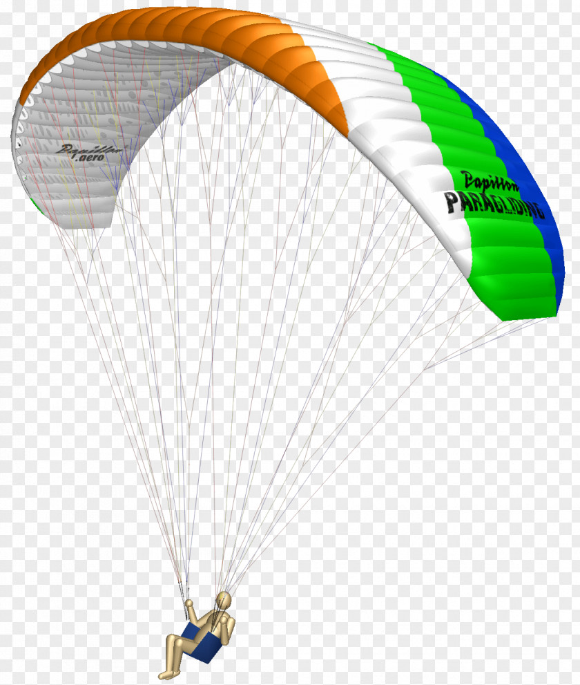 Parachute Papillon Paragliding Wasserkuppe Parachuting Paratrooper PNG