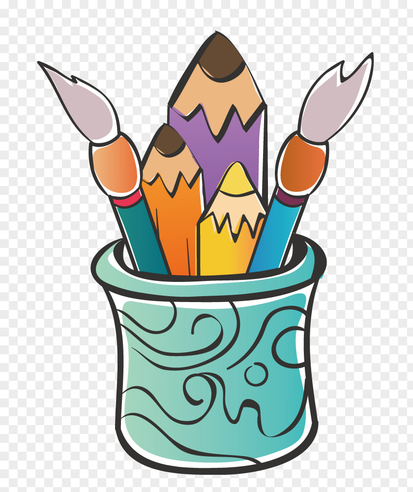 Bucket Brush Tool Paintbrush Painting Clip Art PNG