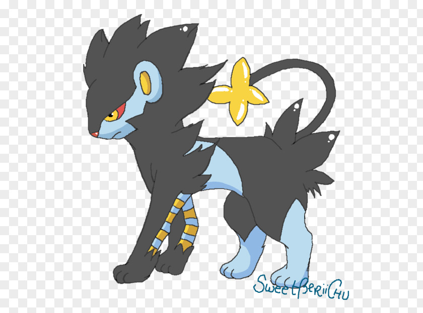 Cool Pokemon Cat Lion Luxray Umbreon Drawing PNG