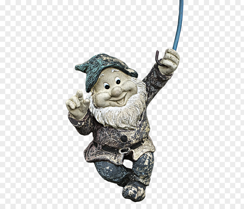 Gnome Garden Dwarf Wight Figurine PNG