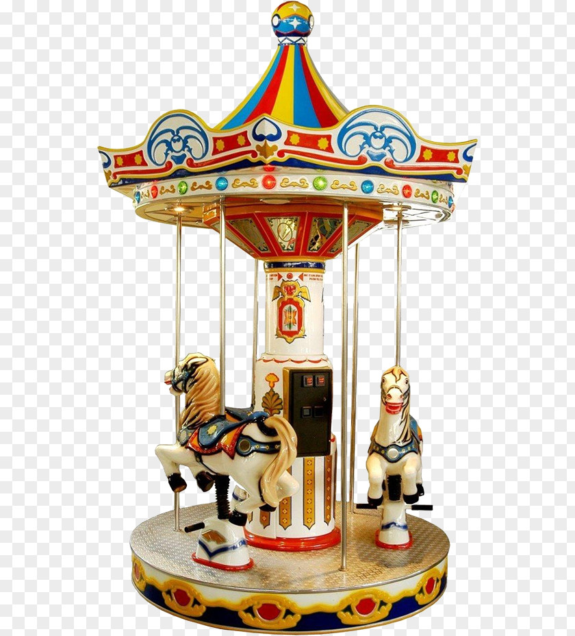 Horse Carousel Amusement Park Kiddie Ride Game PNG