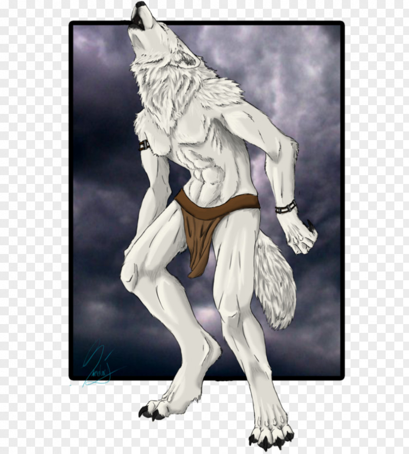 Howl Gray Wolf Drawing Werewolf Sculpture PNG