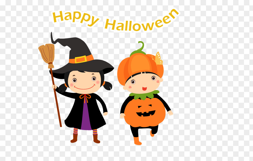Kids Banner Vector Graphics Illustration Halloween Costume PNG