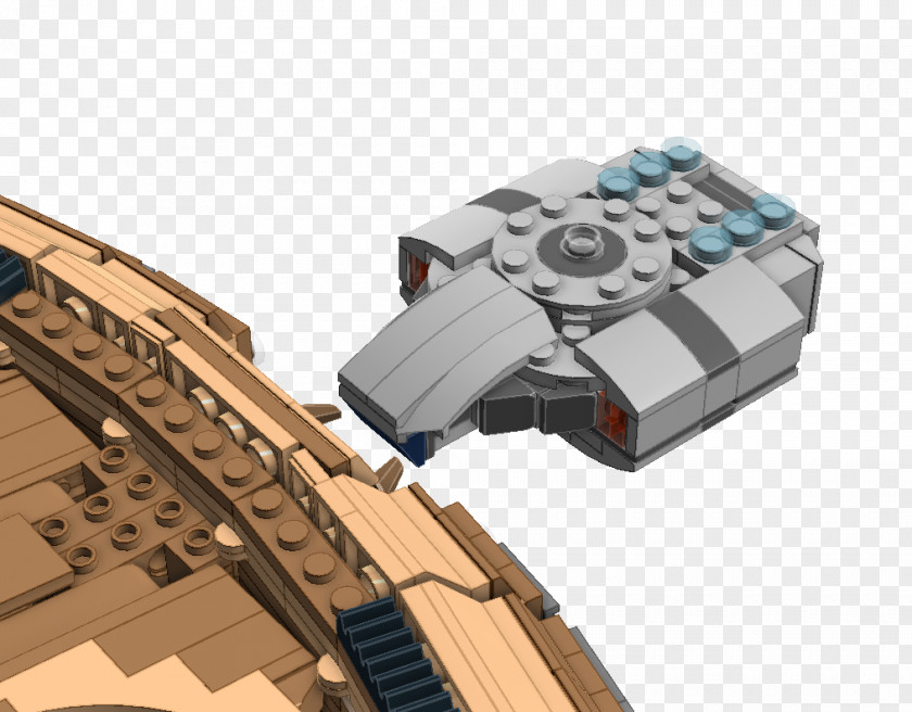 LEGO USS Defiant Star Trek Design PNG