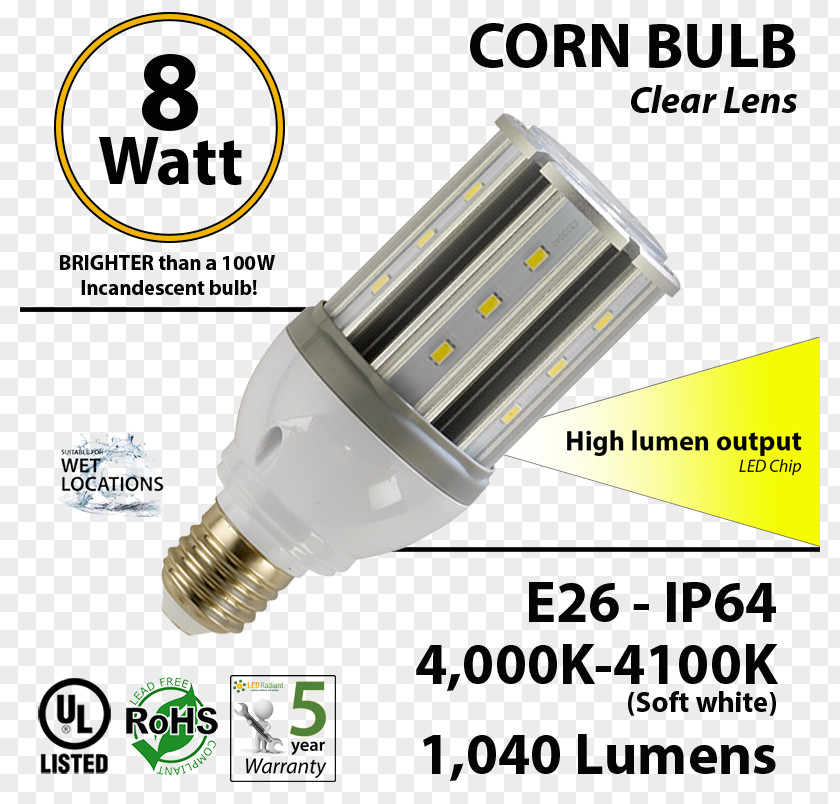 Lightbulb Socket Incandescent Light Bulb LED Lamp Light-emitting Diode PNG