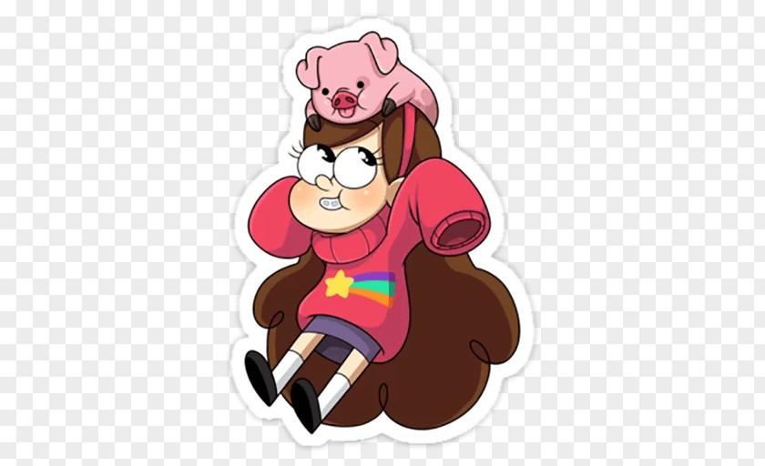 Mabel Pines Waddles Dipper Bill Cipher PNG
