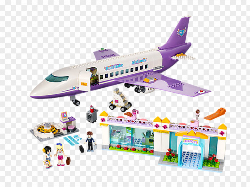Thomas And The Jet Plane LEGO 41109 Friends Heartlake Airport Check-in PNG