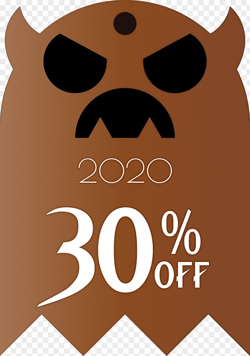 Halloween Discount 30% Off PNG