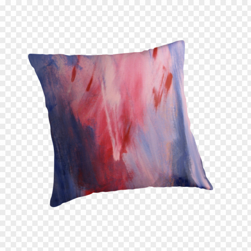 Hand Painted Throw Pillows Cushion Silk Dye PNG