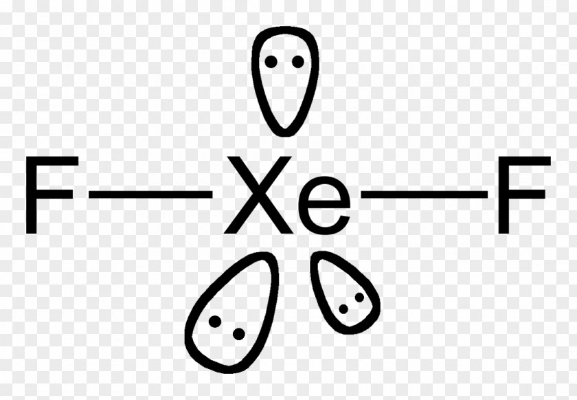 Negative Space Xenon Difluoride Tetrafluoride Hexafluoride Oxygen PNG