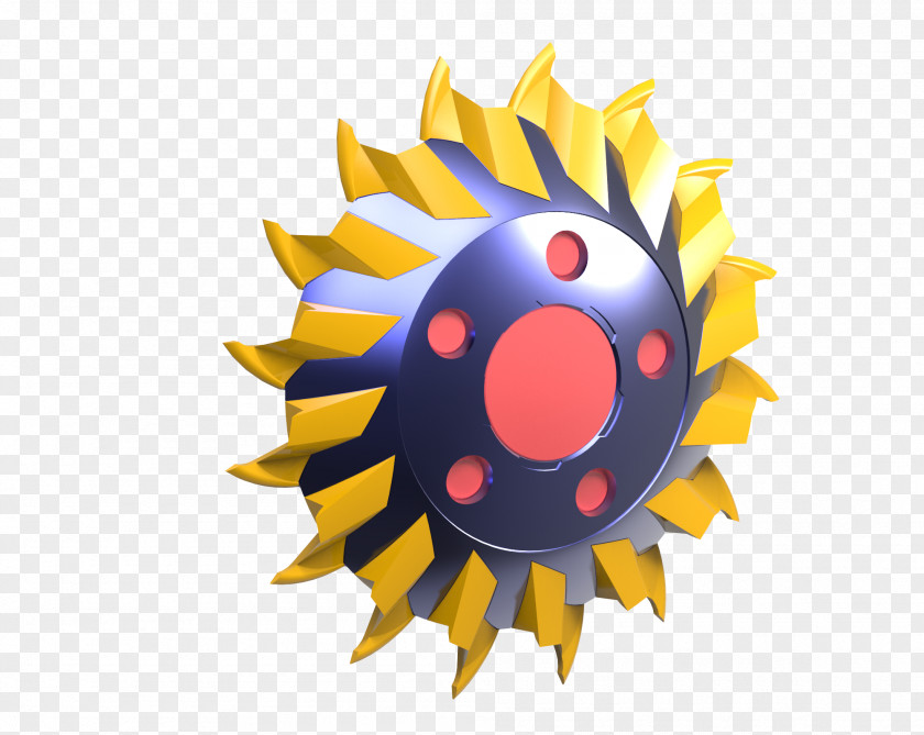 Sunflower Die Casting Metal Ya Alloy PNG