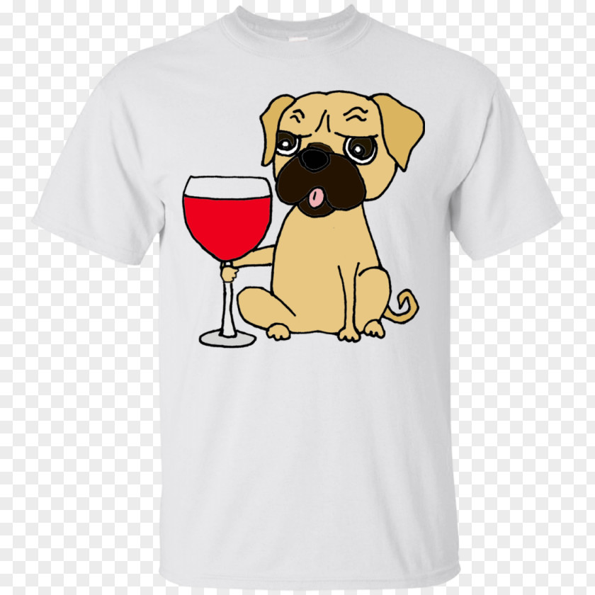 T-shirt Pug Puppy Robe Top PNG