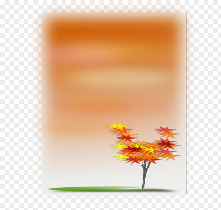 Tree Texture Autumn Vector Leaf Color Clip Art PNG