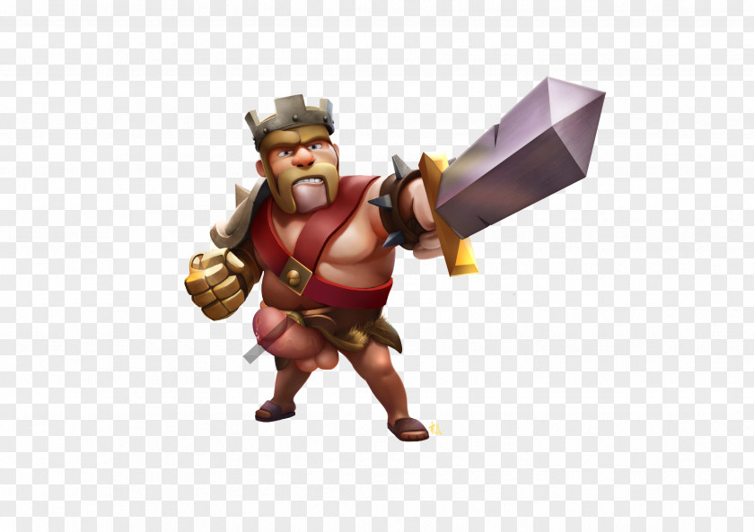 Clash Of Clans Royale Barbarian King PNG