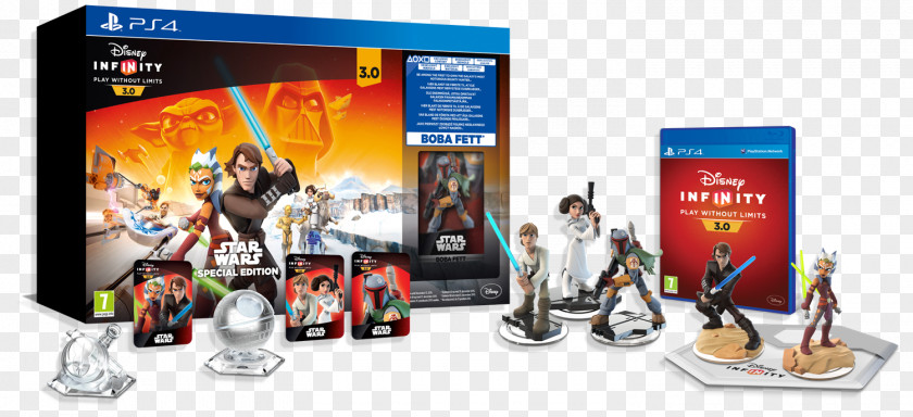 Disney Infinity Star Wars 3.0 Boba Fett Infinity: Marvel Super Heroes Anakin Skywalker PlayStation 4 PNG