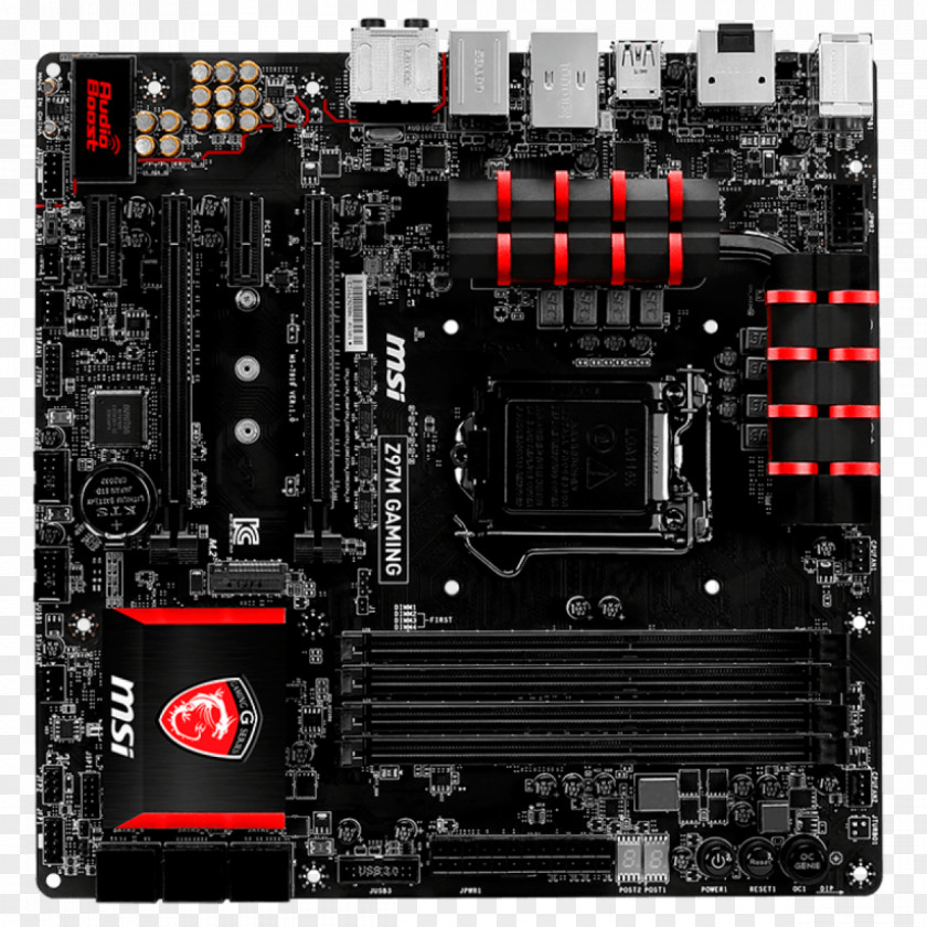 LGA 1150 Intel Motherboard MSI Z97 Gaming 5 GAMING 3 PNG