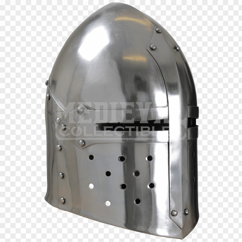 Loaf Sugar Helmet Middle Ages Great Helm Steel Knight PNG