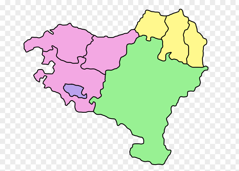 Map Basque Country Navarre Valle De Villaverde Basques PNG