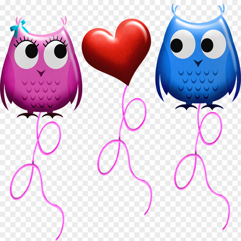 Owls Birds Balloon Owl Little PNG