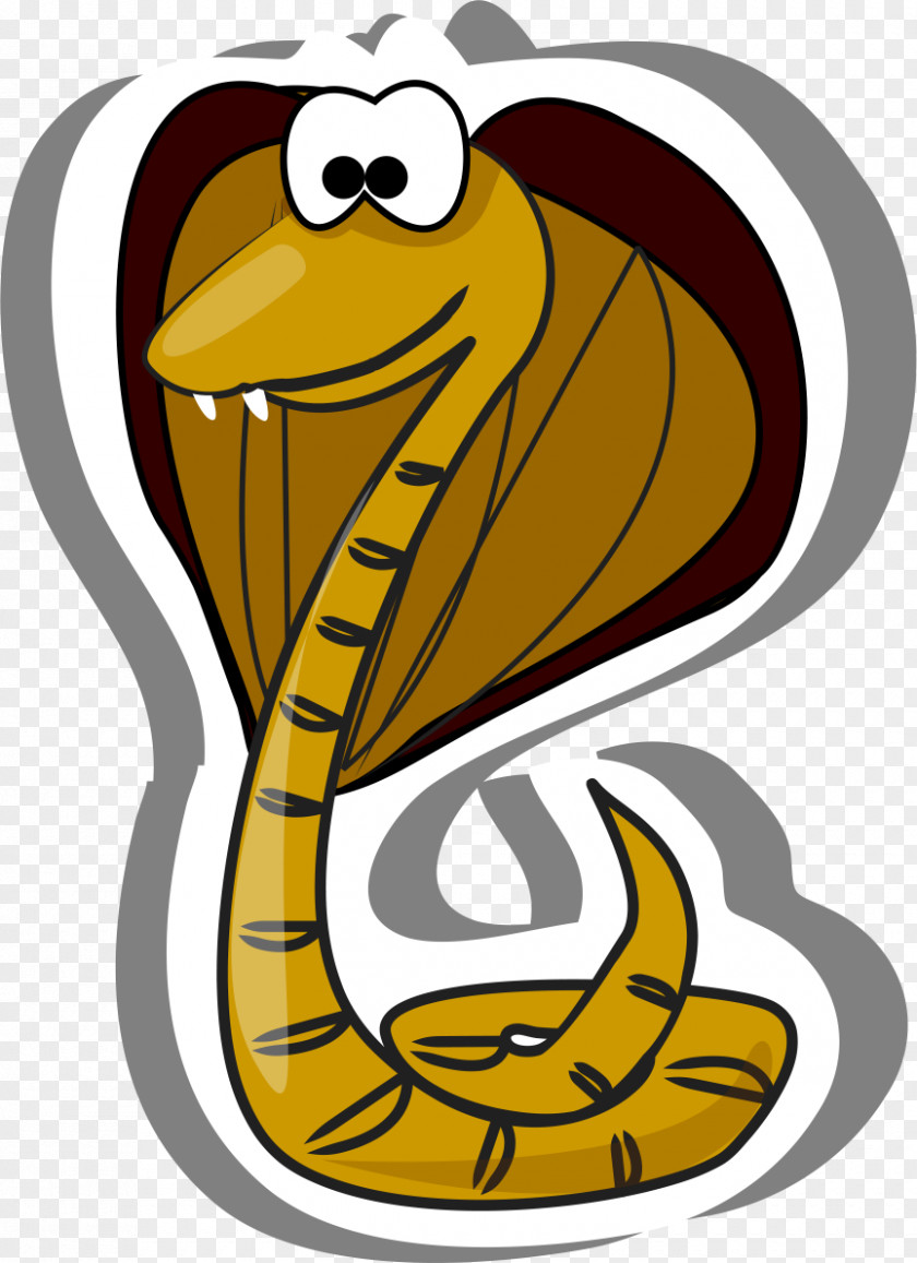 Cartoon Snake Venomous King Cobra PNG