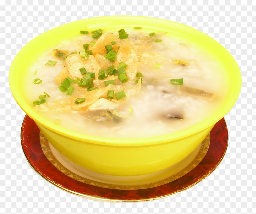 Features Green Onion Meat Porridge Congee Chinese Cuisine Food U76aeu86cbu7626u8089u7ca5 PNG