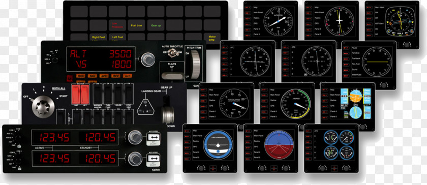 Flight Simulator Joystick Electronics Accessory Saitek PNG