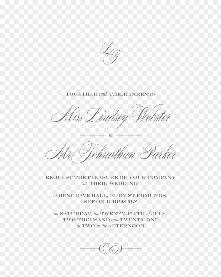 Invitation Luxury Wedding Calligraphy Font Line PNG