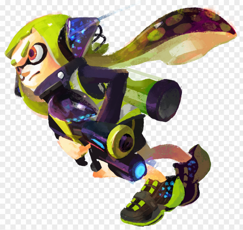 Squid Splatoon 2 Concept Art Work Of PNG