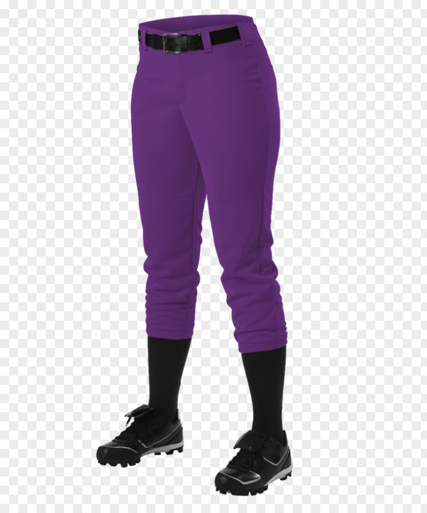 Belt Fastpitch Softball Low-rise Pants PNG