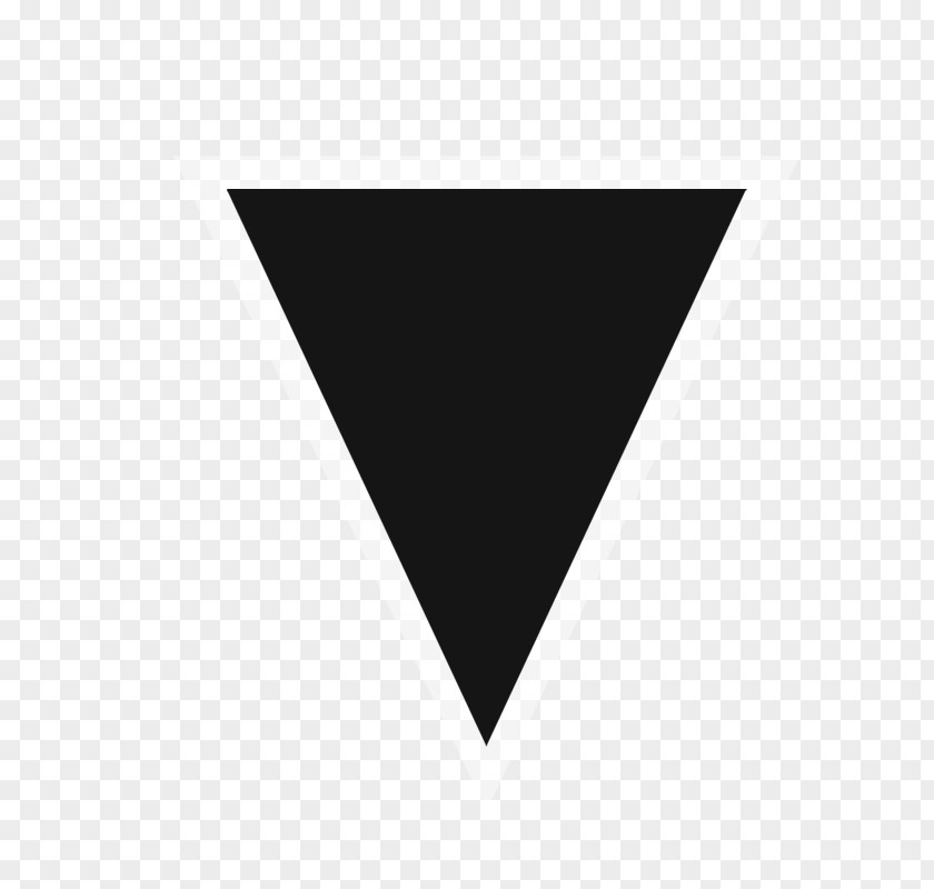 Black Triangle Download Icon PNG