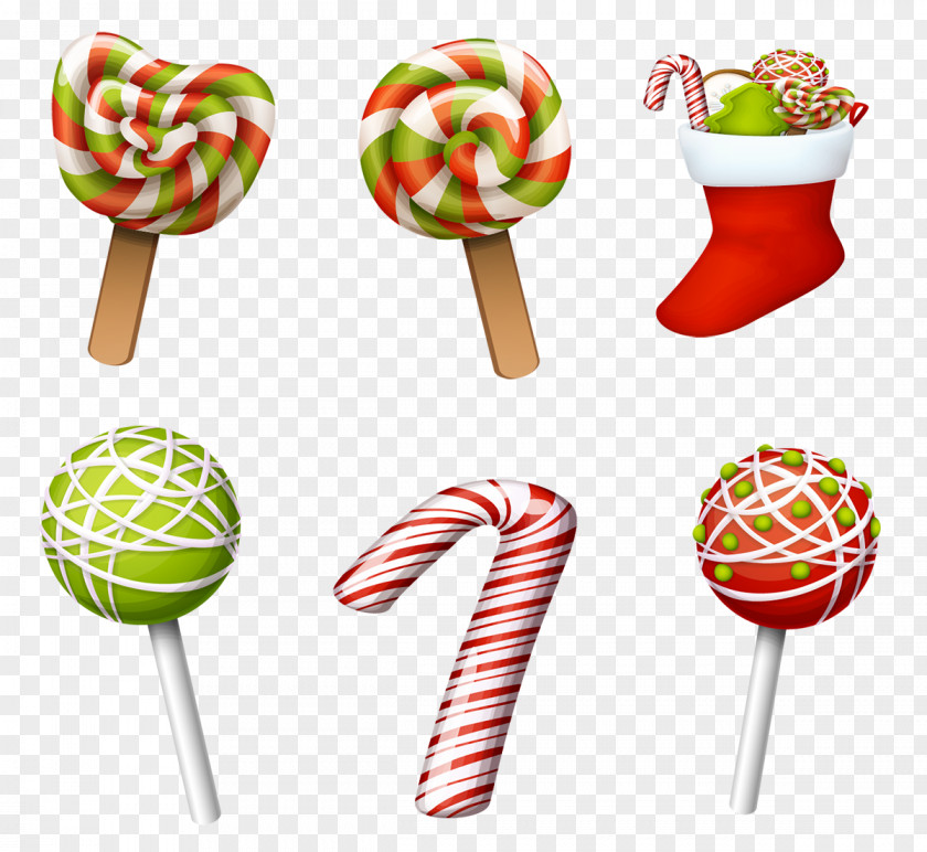 Christmas Candy Lollipop Cane Ghostimps PNG