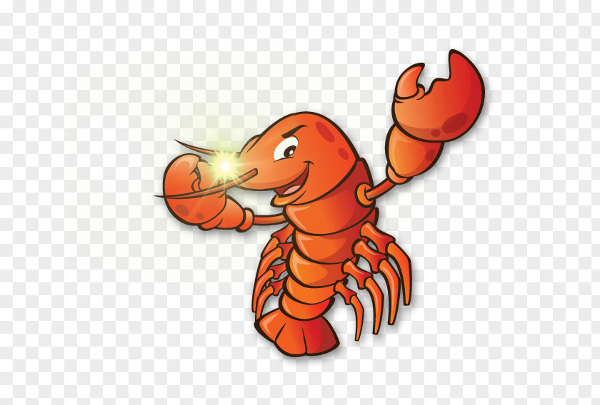 Cartoon Lobster Seafood Crab Barbecue PNG