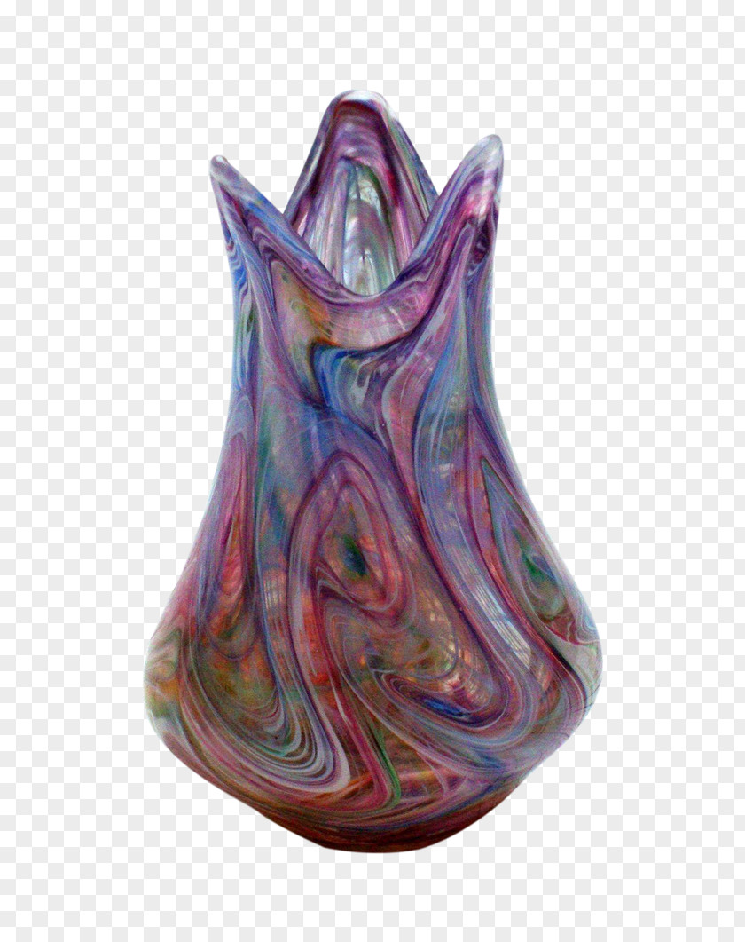 Glass Pieces Murano Vase Purple Lilac PNG