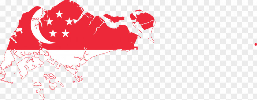 Map Flag Of Singapore PNG