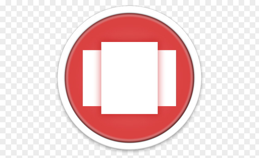 Mission Control Rectangle Red Font PNG