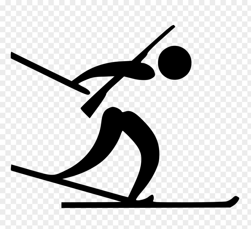 Pictogram 2018 Winter Olympics Biathlon At The Olympic Games Alpensia Cross-Country And Centre Resort PNG
