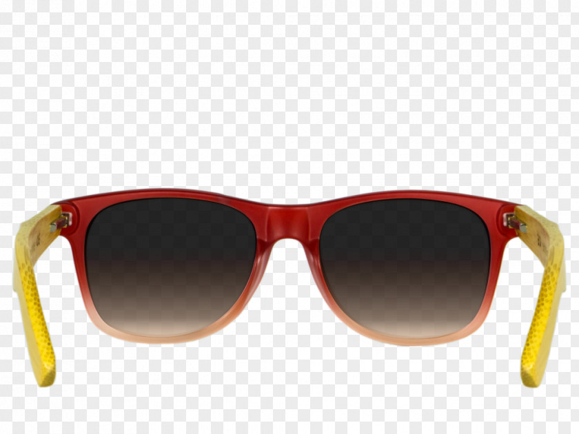 Red Sunset Sunglasses Eyewear Goggles PNG